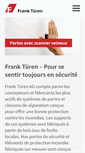 Mobile Screenshot of frank-tueren.ch