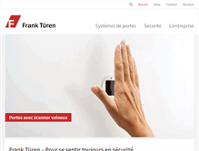 Tablet Screenshot of frank-tueren.ch